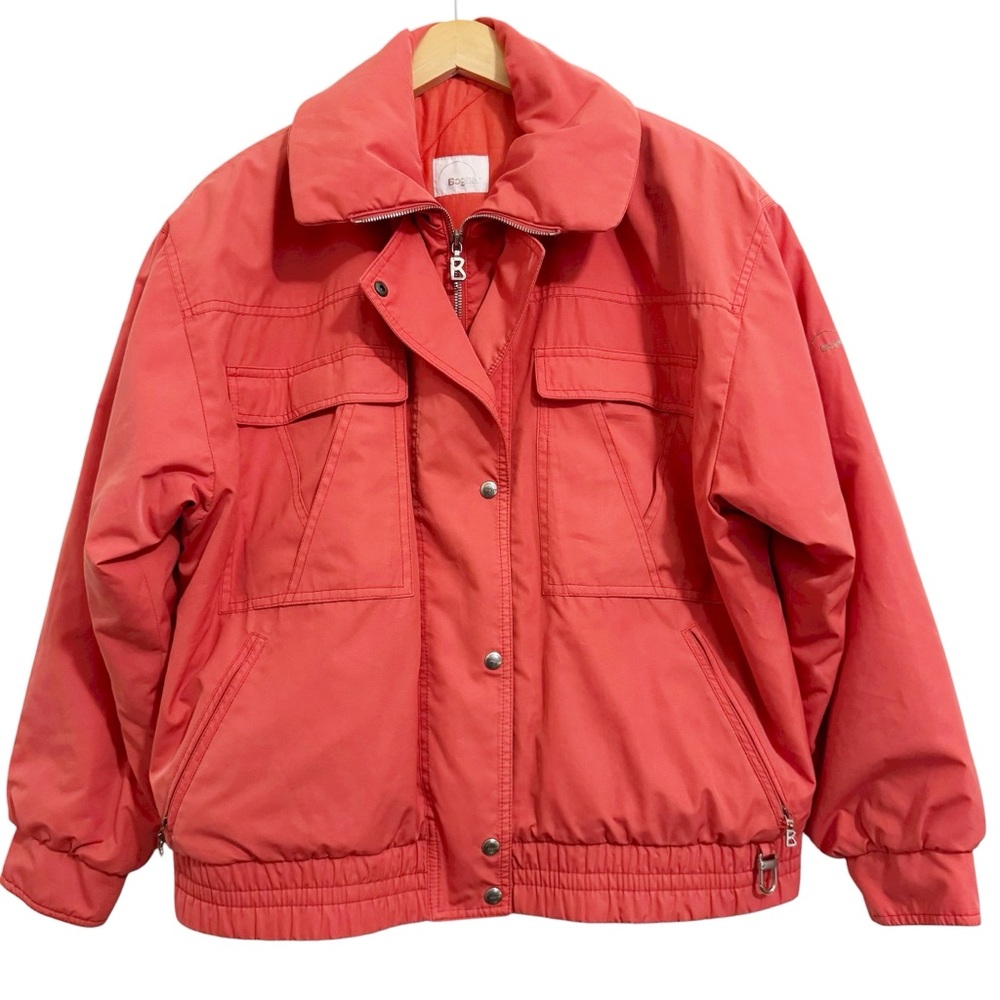 Vintage Bogner Bomber Jacket Orange 12